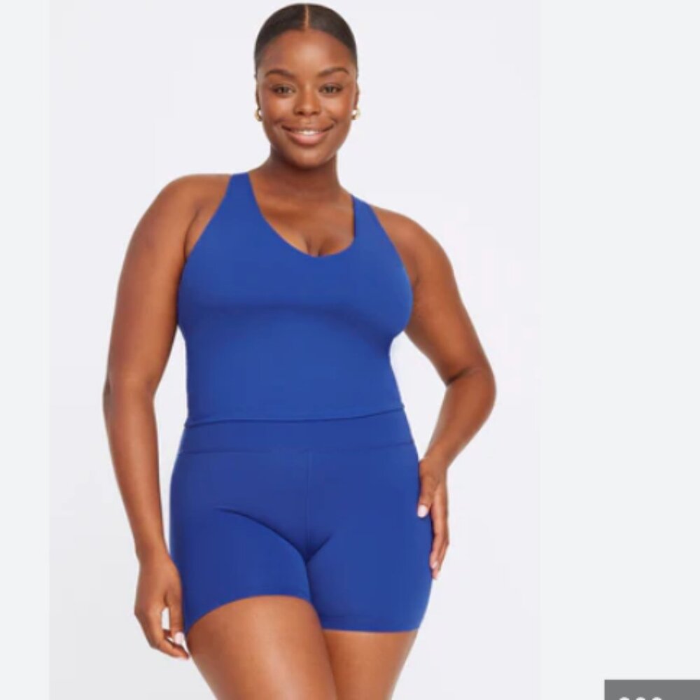 Tala Skinluxe Tank and Shorts Set Cobalt Blue Size S/M